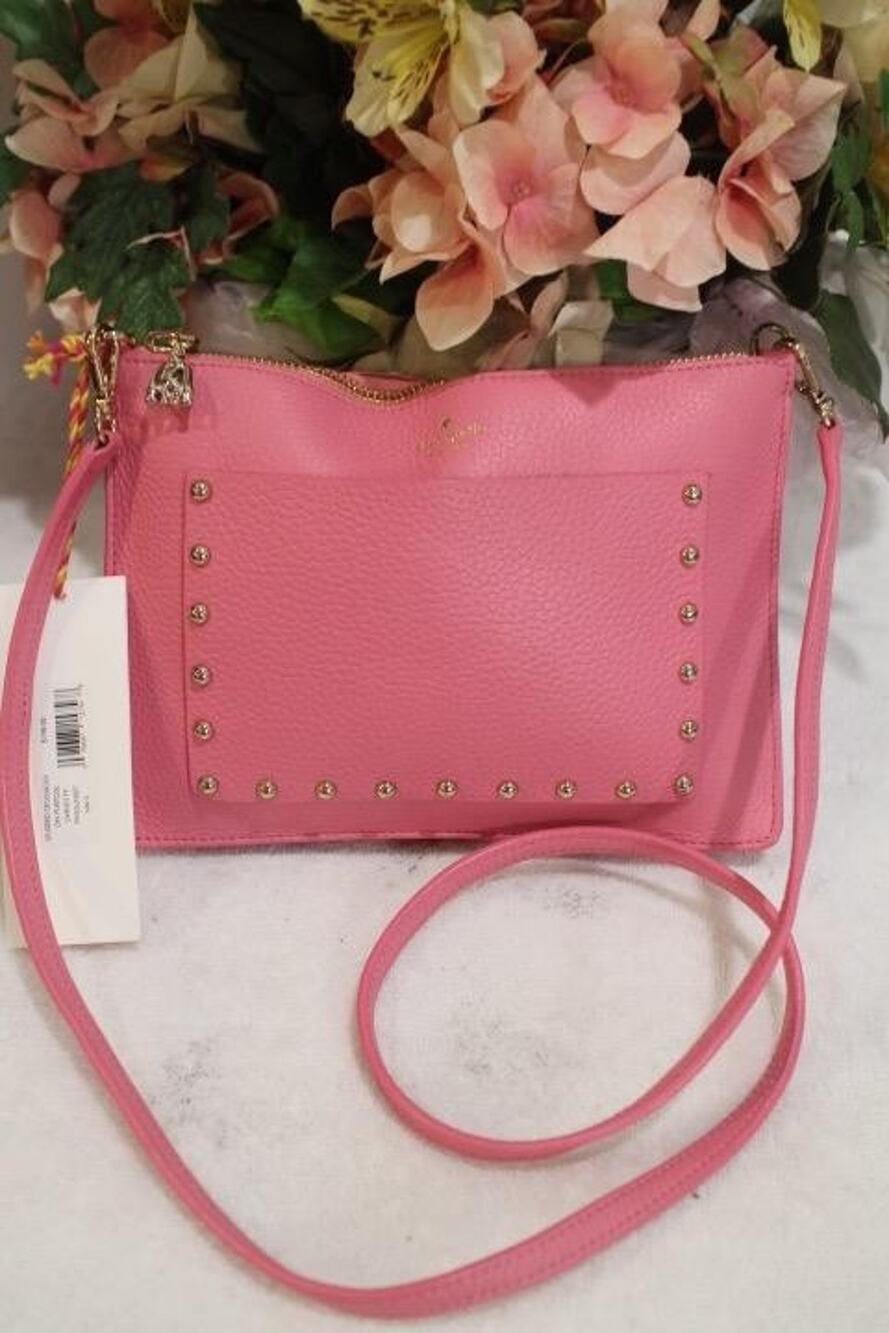 nwt Kate Spade On Purpose Studded Leather Crossbody Clutch VCRU1007 ( 150